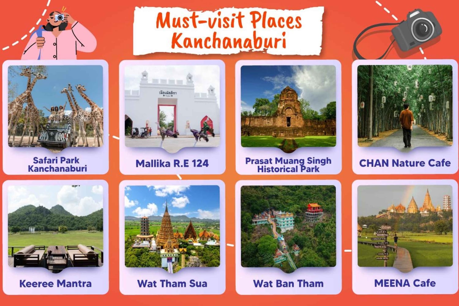 Kanchanaburi: Privat leiebil med sjåfør fra Bangkok