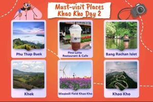 Khao Kho: 3D2N Tour particular em carro fretado saindo de Bangkok