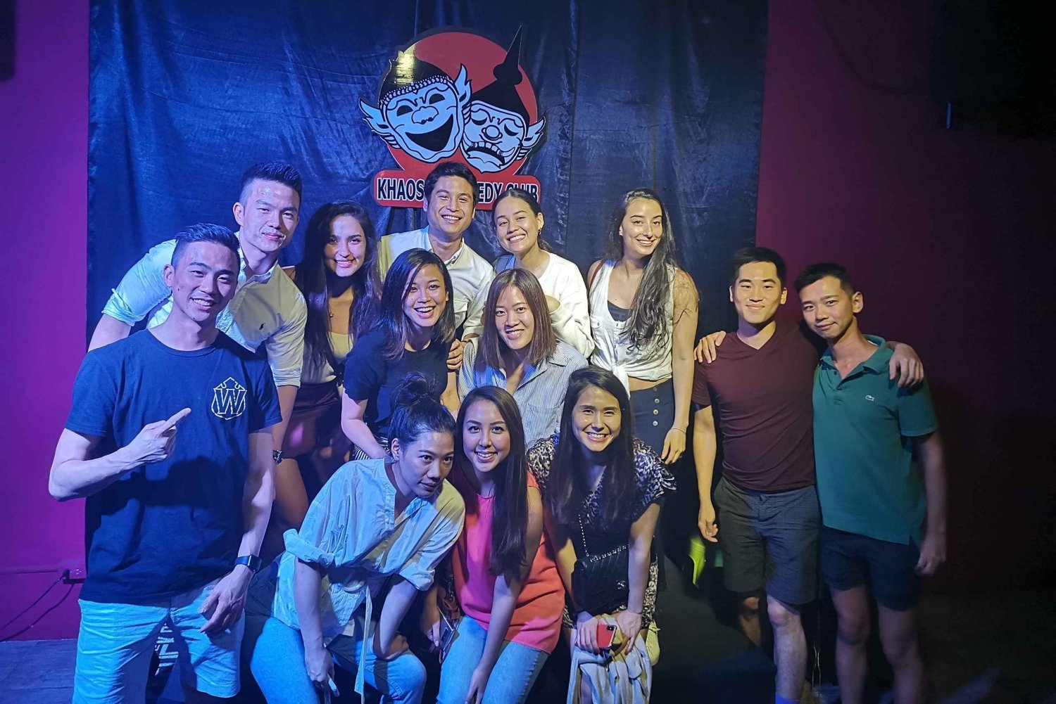 Ticket de entrada para el espectáculo de monólogos del Khaosan Comedy Club