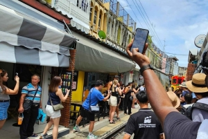 Maeklong jernbanemarked, flytende marked og tur til Saltsjøen