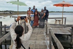 Maeklong jernbanemarked, flytende marked og tur til Saltsjøen