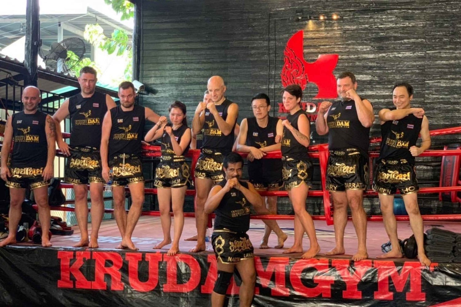 Muay Thai training door Krudam Gym @Sukhumvit 36