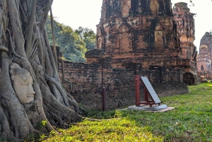 Pattaya: Viagem de 1 dia a Ayutthaya em carro particular com passeio de barco