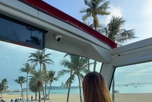 Pattaya: Tours en autobús turístico con paradas libres