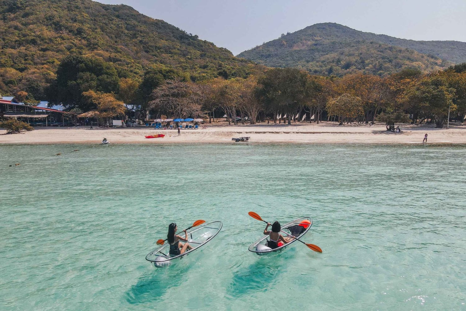 Pattaya Island Trip met dronefoto's en lunch, natuurstrand
