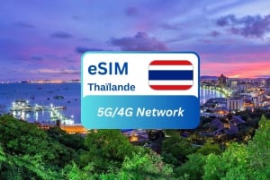 Pattaya: Thaimaa eSIM-verkkovierailudatapaketti matkustamista varten.