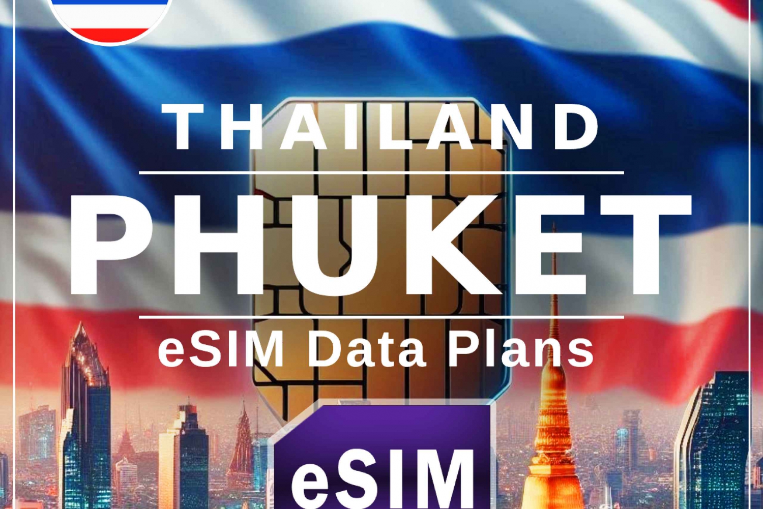 Phuket eSIM : Internet Data For Thailand 4G/5GB