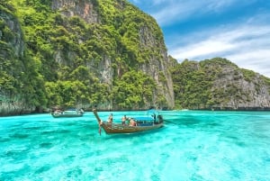 Phuket: Phi Phi Maya Bay & Khai Island Tour med snabb katamaran