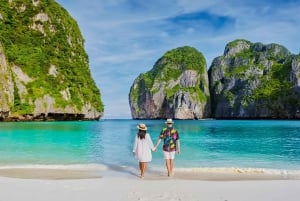 Phuket: Phi Phi Maya Bay & Khai Island Tour med snabb katamaran
