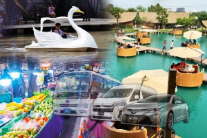 Private 3 IG Cafe + Don Wai Floating Market: from Bangkok