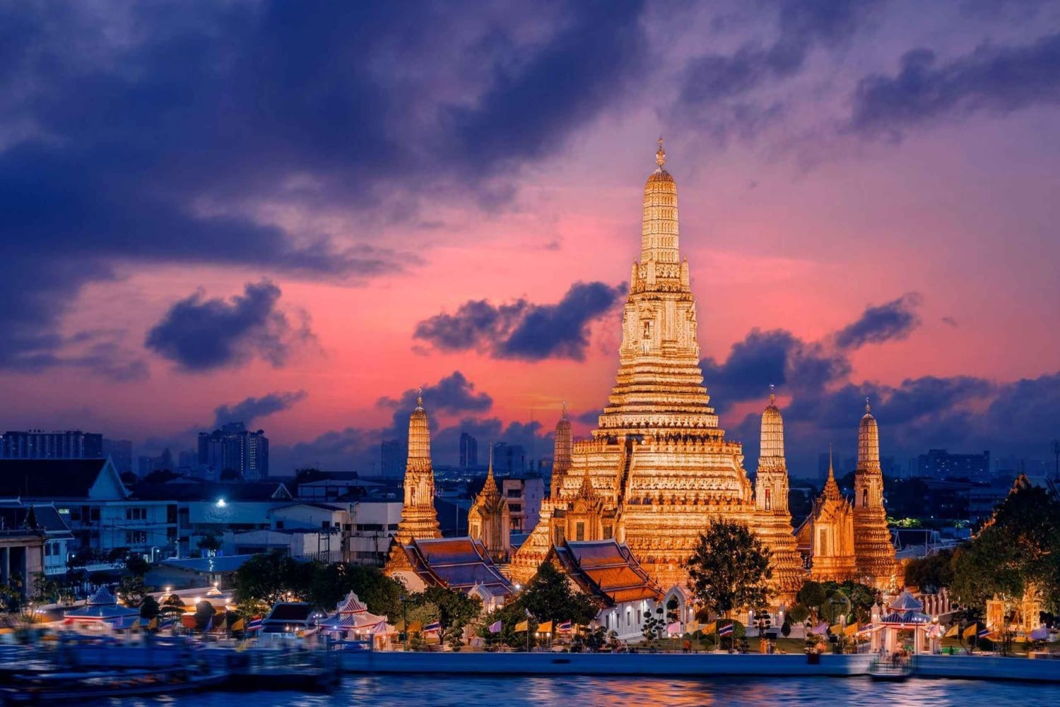 Частный вечерний тур по Бангкоку: рынки, храмы и набережная