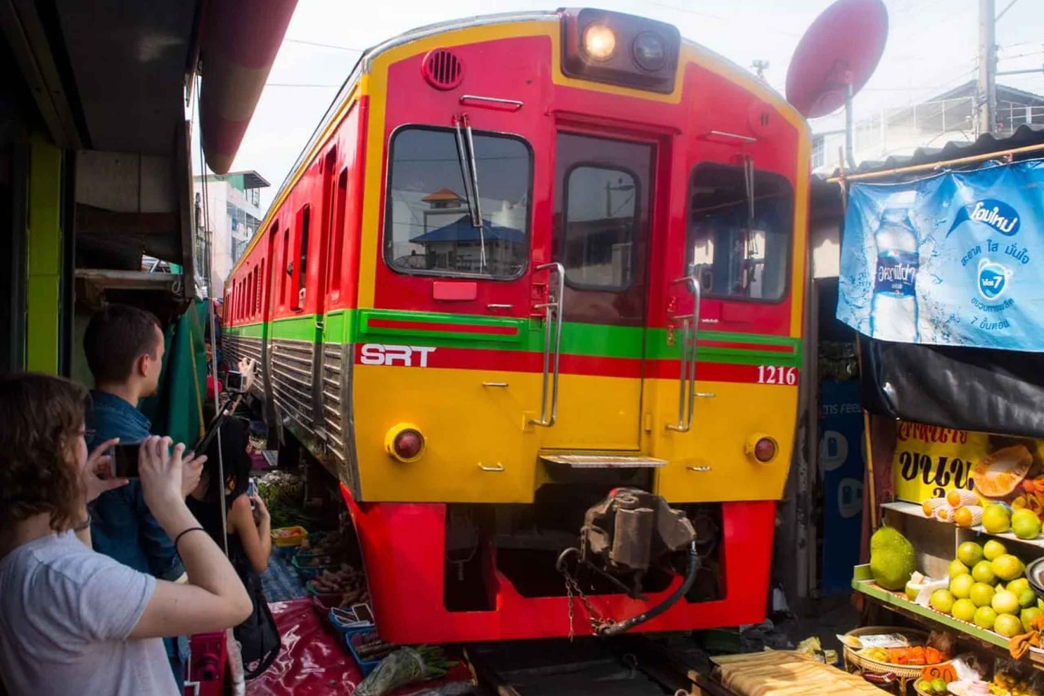 Privat bil flytande marknad: Damnoen Saduak + Amphawa + Mer