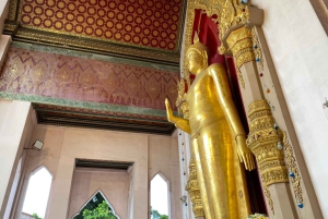 Banguecoque privado: mercado ferroviário, mercado flutuante, estupa mais antiga