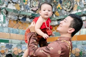 Professional Thai Costume Photography at Wat Arun, Bangkok