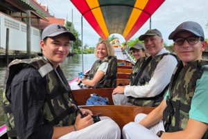 バンコク発、鉄道市場から水上マーケット＆ボートツアーへご案内します