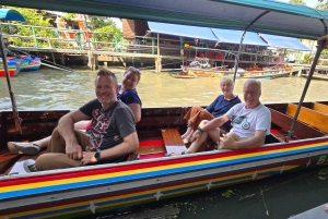 バンコク発、鉄道市場から水上マーケット＆ボートツアーへご案内します