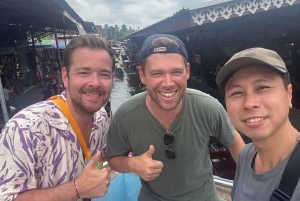 バンコク発、鉄道市場から水上マーケット＆ボートツアーへご案内します