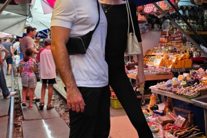 バンコク発、鉄道市場から水上マーケット＆ボートツアーへご案内します