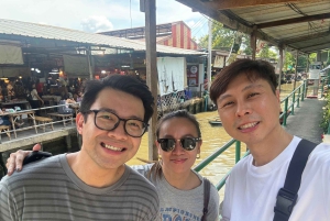 バンコク発、鉄道市場から水上マーケット＆ボートツアーへご案内します