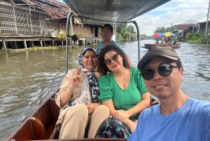 バンコク発、鉄道市場から水上マーケット＆ボートツアーへご案内します