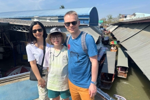 バンコク発、鉄道市場から水上マーケット＆ボートツアーへご案内します