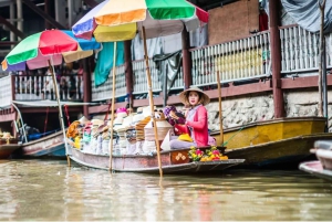 バンコク発、鉄道市場から水上マーケット＆ボートツアーへご案内します
