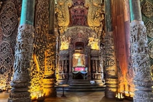 Sanctuary of Truth, Big Buddha & Sunset Dinner