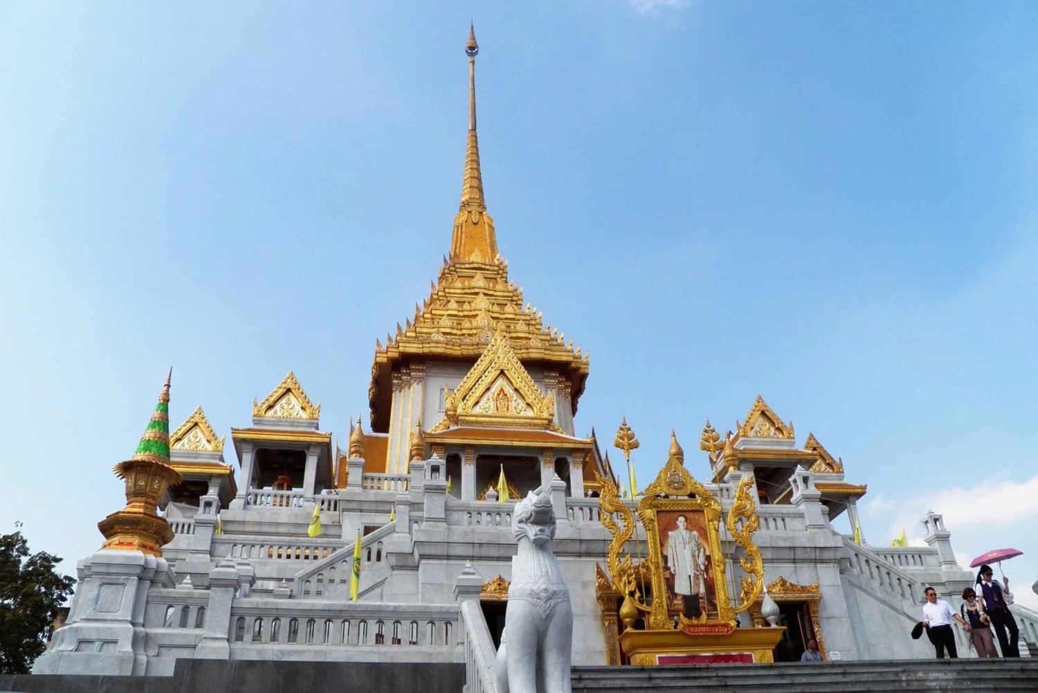 Tour compartido: Wat Pho, Wat Traimit y Wat Benchamabophit