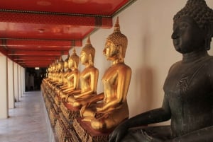 Tour compartido: Wat Pho, Wat Traimit y Wat Benchamabophit