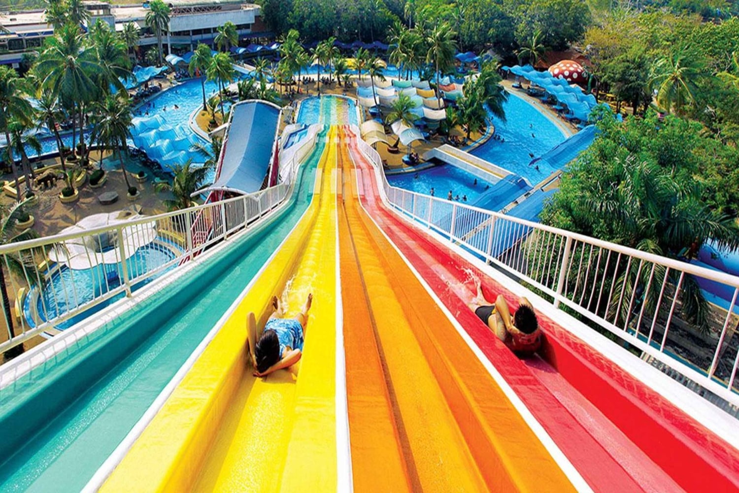 Siam Amazing Park-toegangsbewijs met lunchbuffet (niet-Thais)
