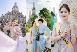 Thai Costume Photoshoot at Wat Arun: Bangkok, Thailand