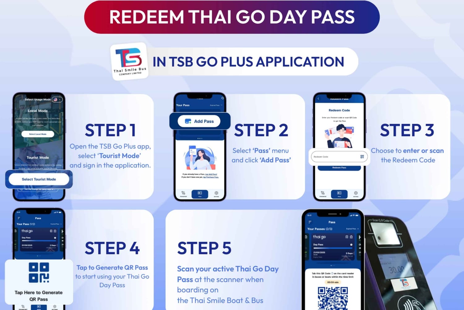 Thai Go: Best Value Bangkok Bus & River Boat Pass