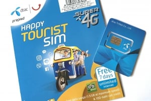 Thailand, Don Muang Airport: 4G 8-Day SIM Card