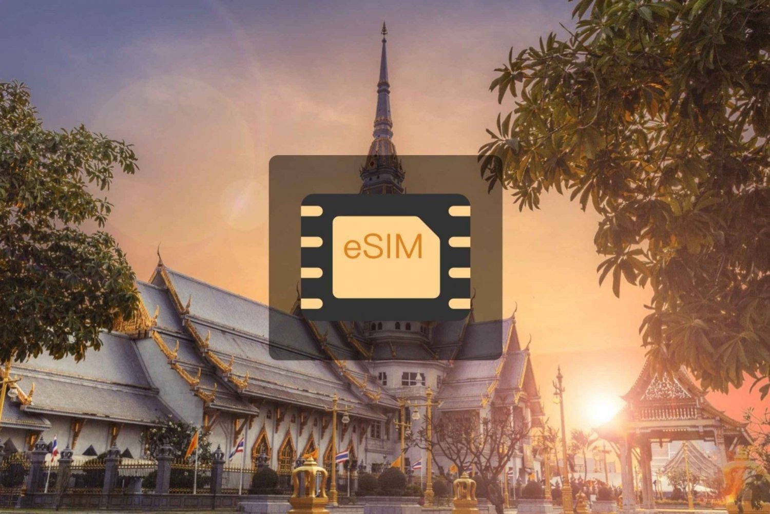 Tajlandia: plan mobilnej transmisji danych eSIM w roamingu
