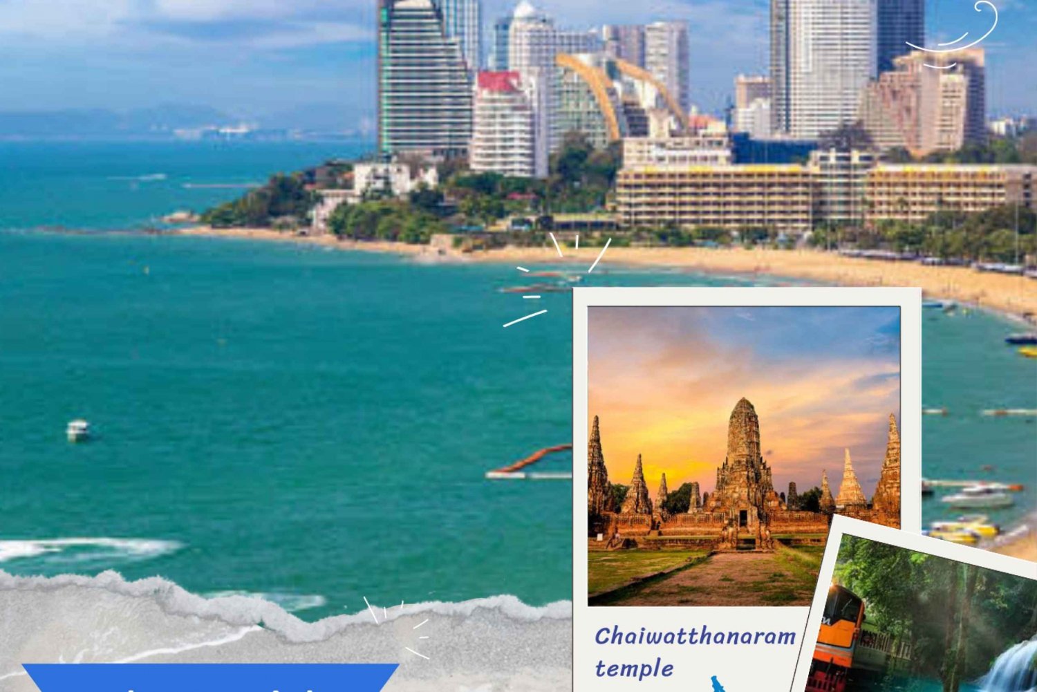 Thailand reise tur (5 provinser 4 dager 3 netter)