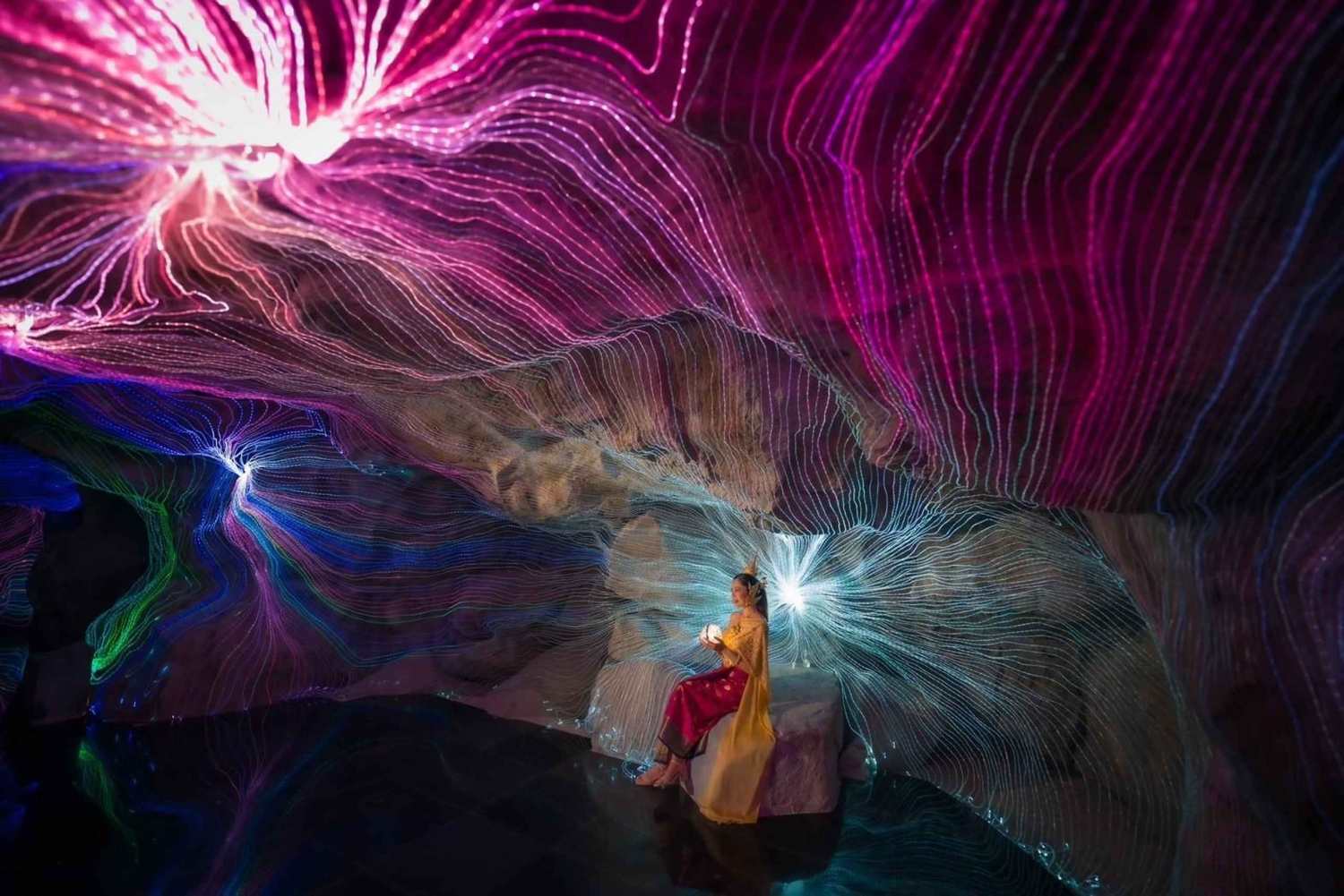 Obiektyw: Raz w roku w parku Na Satta podczas festiwalu świateł