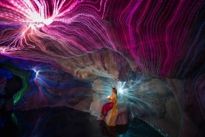 Obiektyw: Raz w roku w parku Na Satta podczas festiwalu świateł