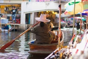 Stary Syjam: Damnoen Saduak i targ kolejowy Maeklong