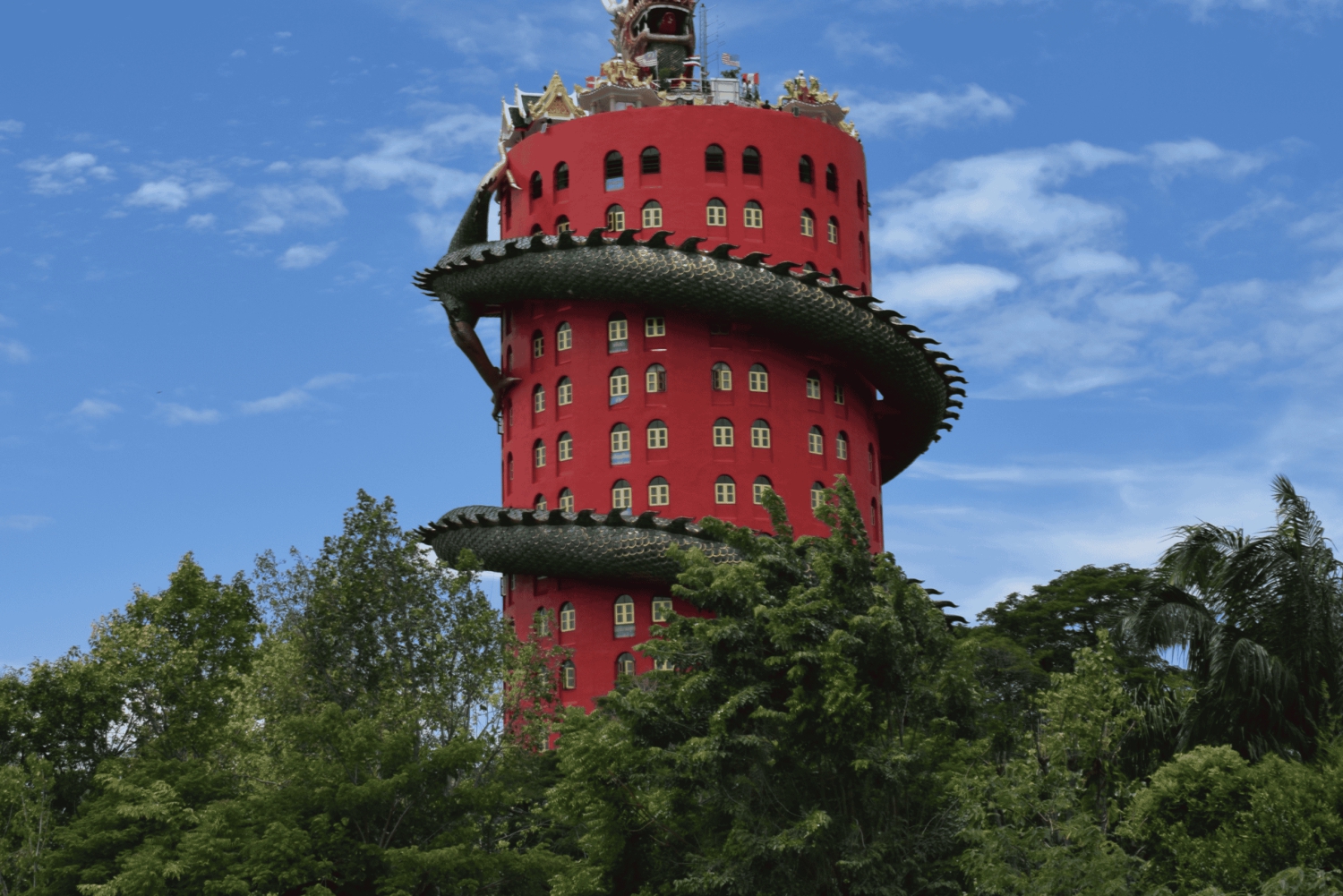 De zielen van BKK: drijvende markt, draken-tempel, Na Satta Park