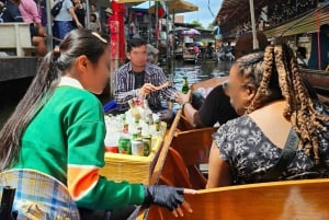 Maeklong Railway market, Floating Market, and Salt Lake Tour