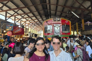 Maeklong Railway market, Floating Market, and Salt Lake Tour