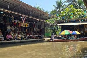 Maeklong Railway market, Floating Market, and Salt Lake Tour