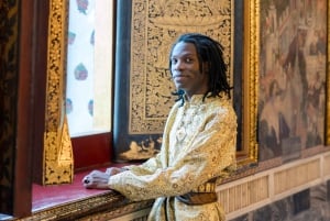 Wat Pho: Sessão fotográfica com trajes tradicionais tailandeses