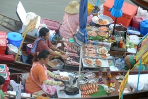 Privat tur til Amphawa flytende marked og togmarked i helgen