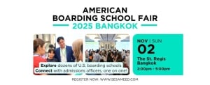 American Boarding School Fair 2025 (Bangkok)
