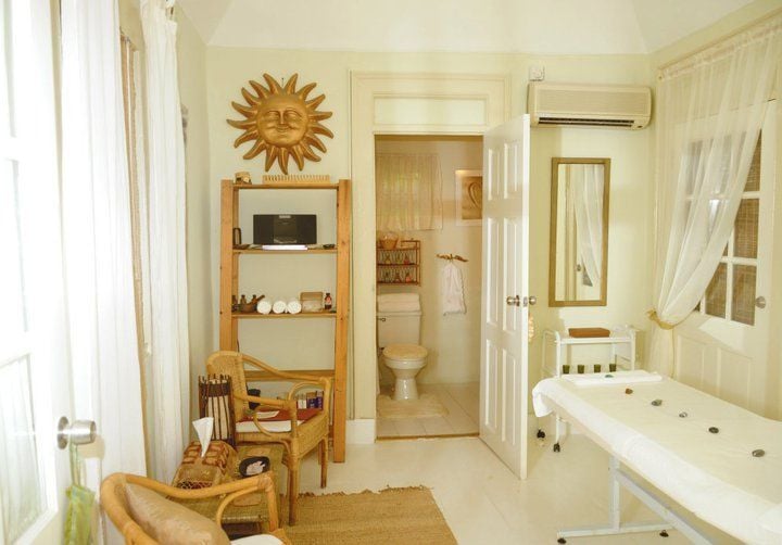 One of the beautiful treatment rooms at the Merkaba