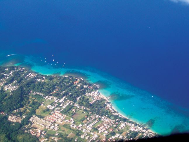 Aerial view of the West Coast & it