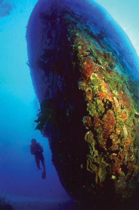 Stavronikita Wreck (Photo Courtesy of BTI-1)