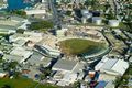 Aerial view of Kensington Oval during reconstruction