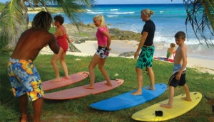 Surfing lessons with Zed's Surfing Adventures